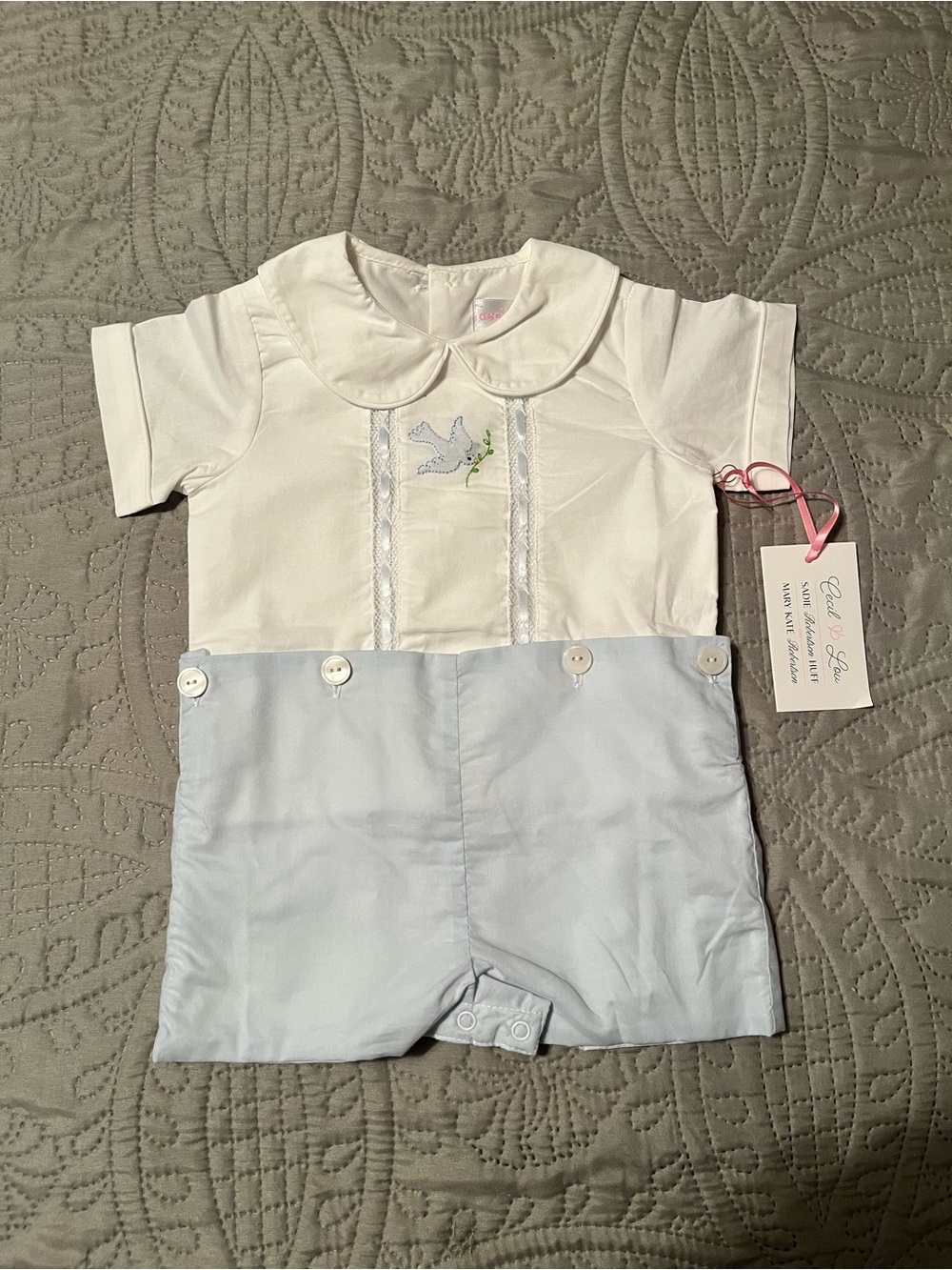 Cecil and Lou x Robertson Huff Heirloom Baby Boy Jon Jon